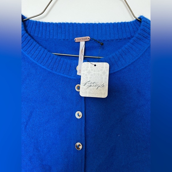 Free People Nocturnal Solid Cashmere Cardigan - Picture 13 of 13